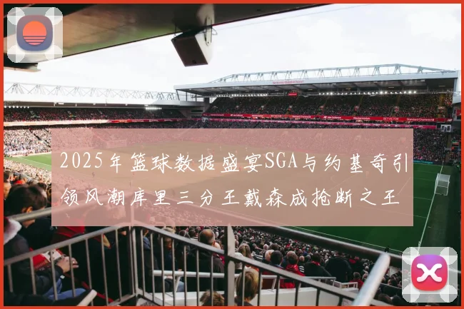 2025年篮球数据盛宴SGA与约基奇引领风潮库里三分王戴森成抢断之王